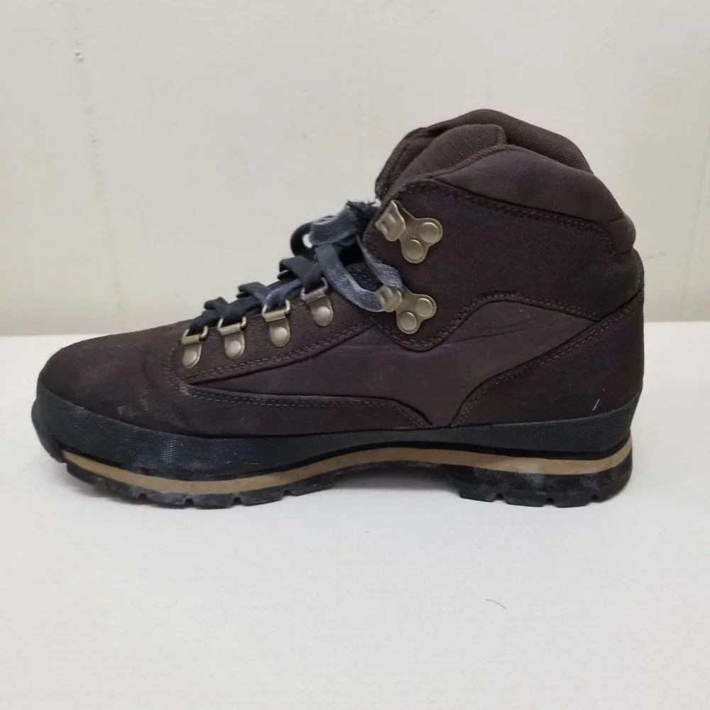 Timberland 9.5 Brown‎ High Top Boots Chunky Grunge Hiking Work